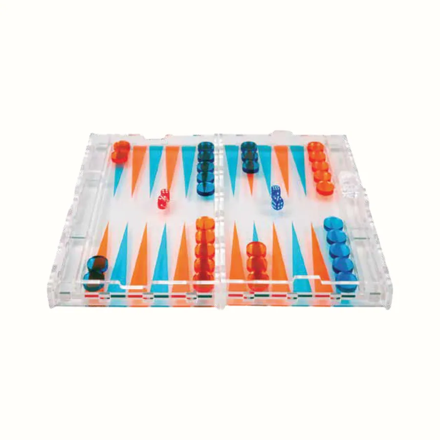 Acrylic Backgammon Set