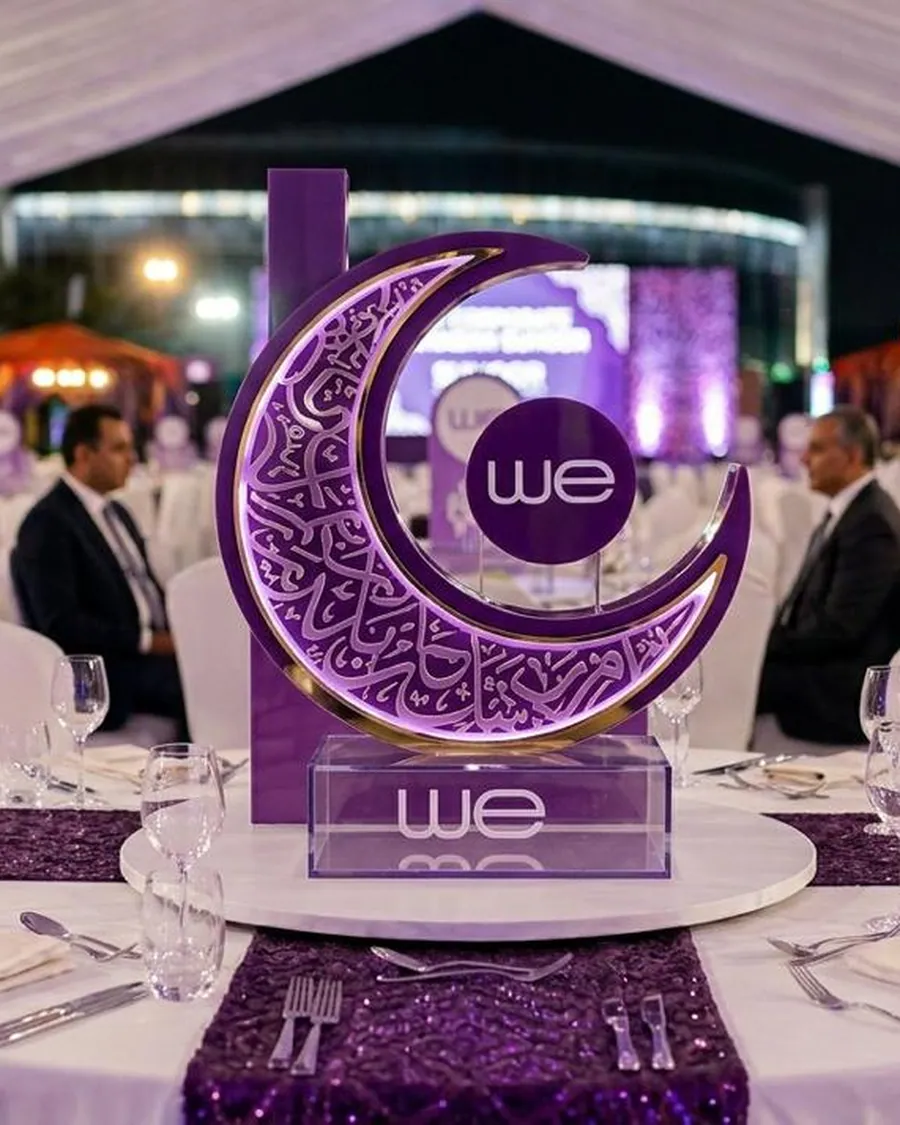 Crescent Table Centrepieces
